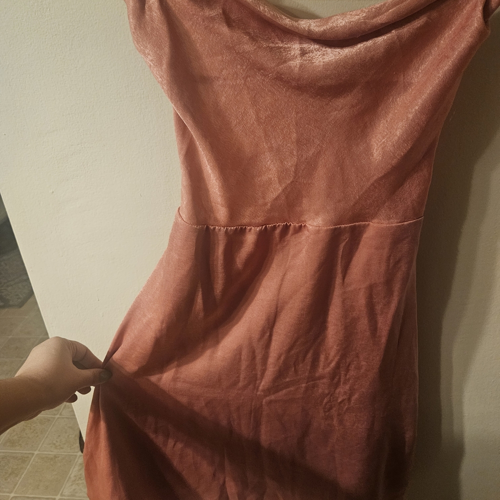 SHEIN Sexy Coral Dress